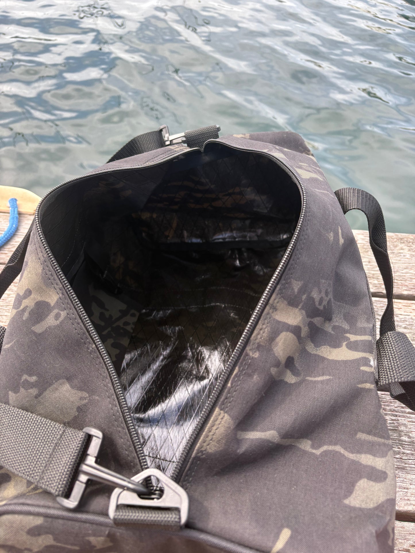 Upcycled Sailcloth Duffel